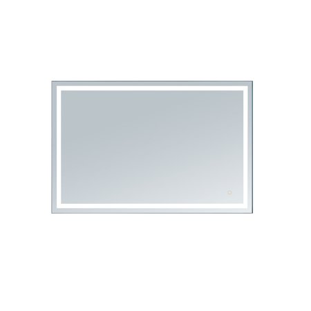 INNOCI-USA Terra 56 in. W x 36 in. H Rectangular LED Mirror W/ Touch Control Switch and Dual Color Temperature 62405636
